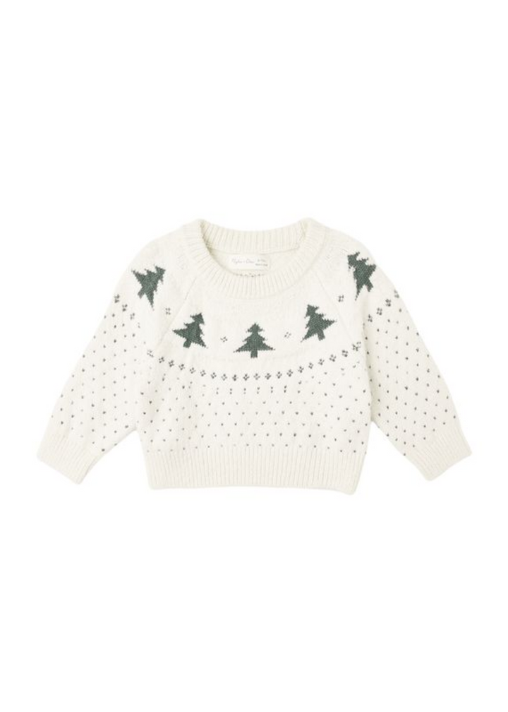 Fair Isle Sweater || Trees