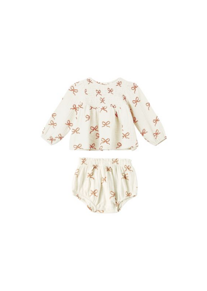 Sophia Top + Bloomer Set || Ruby Bows