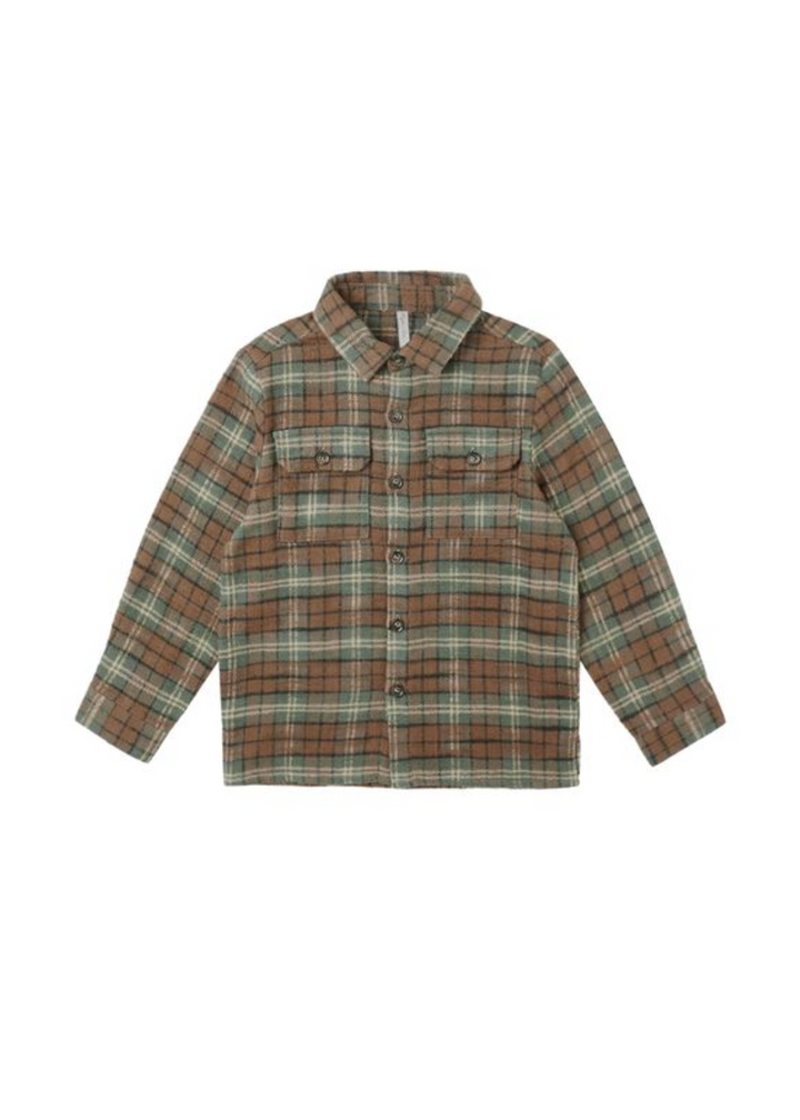 Pocketed Flannel Shirt || Holiday Plaid