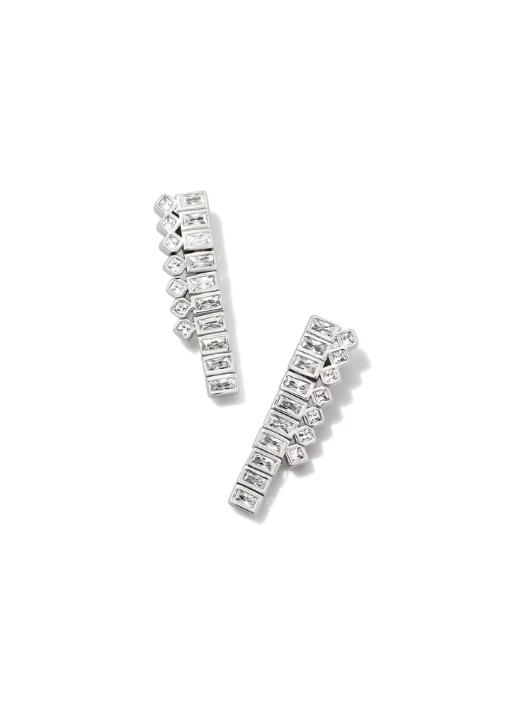 Gracie Tennis Linear Earrings