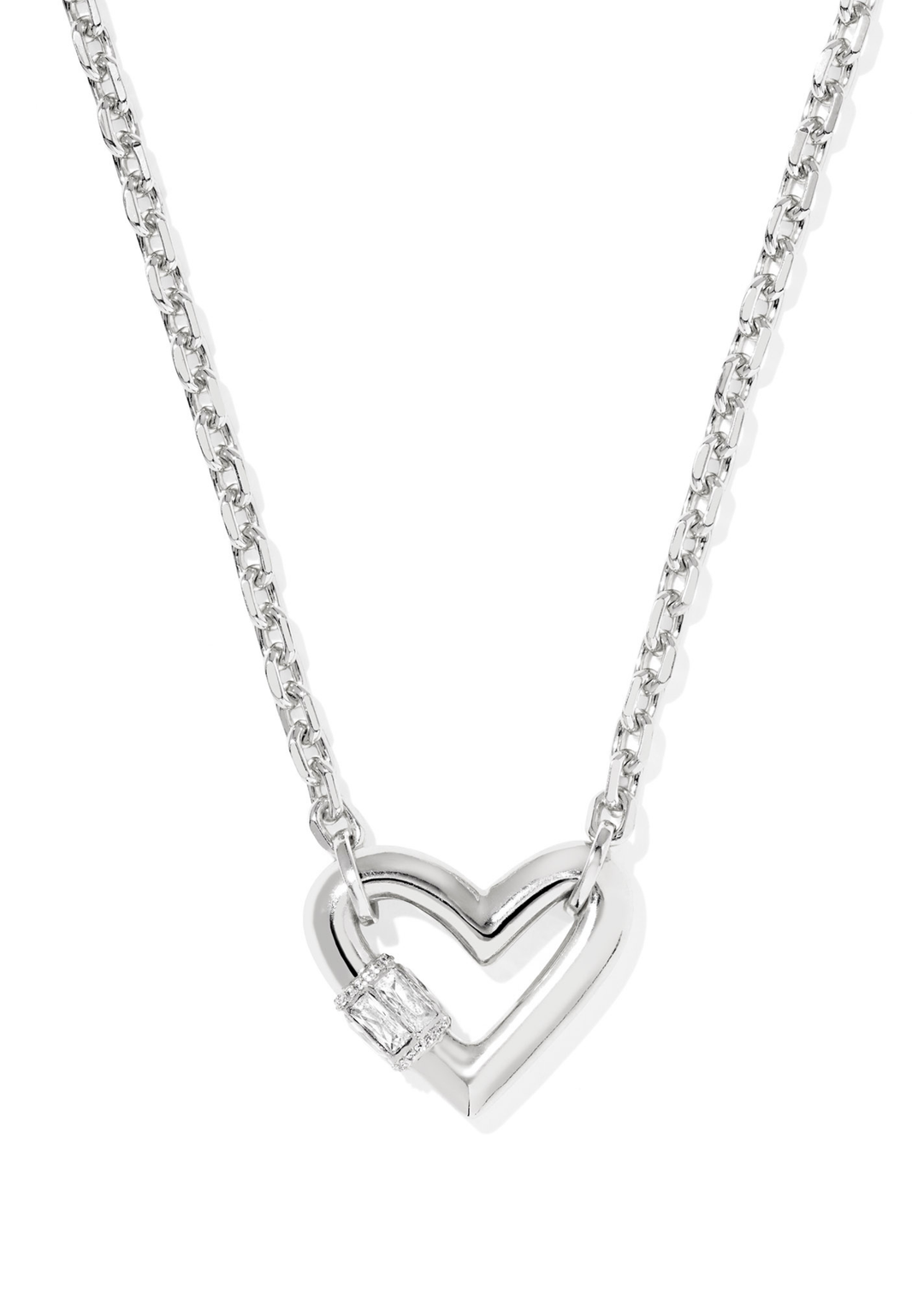 Emery Heart Short Pendant Necklace