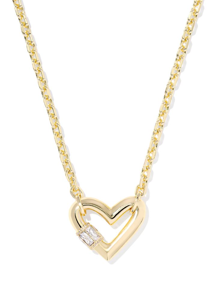 Emery Heart Short Pendant Necklace