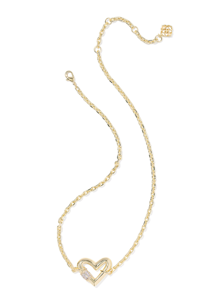 Emery Heart Short Pendant Necklace