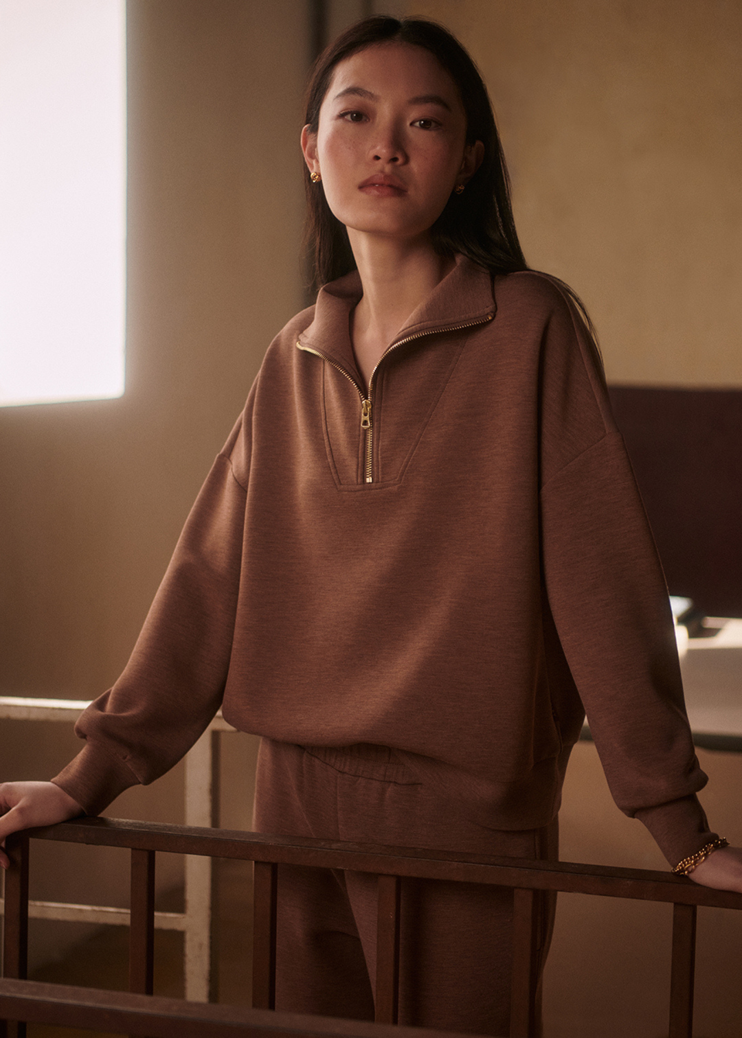 Hawley Half Zip Sweat