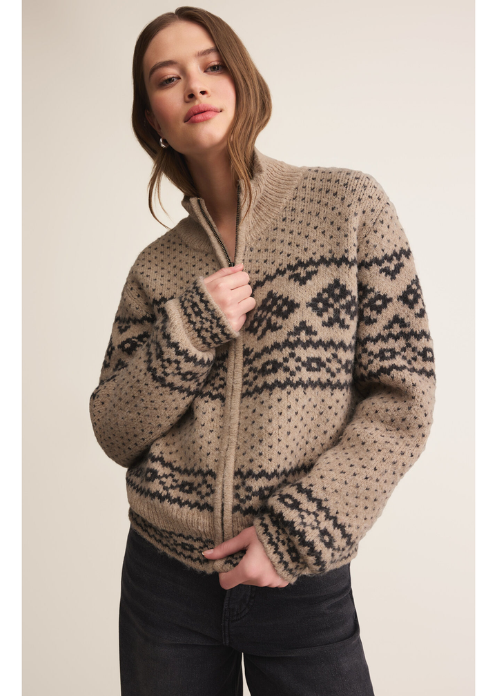 Bismarck Zip Cardigan