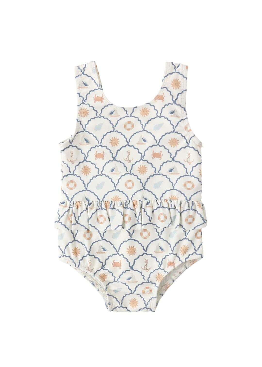 Skirted One-Piece|| Nautical - Macy Carlisle