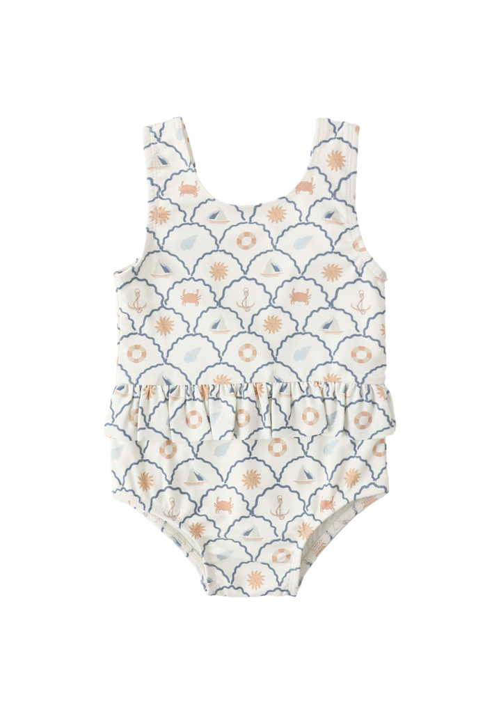 Skirted One-Piece|| Nautical - Macy Carlisle