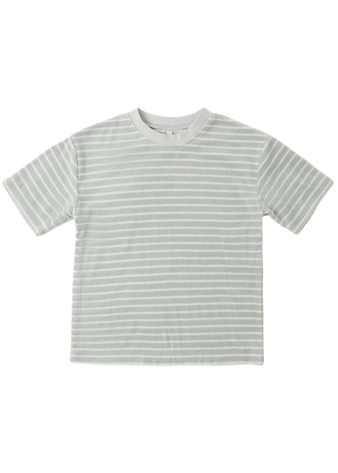 Terry Relaxed Tee || Seafoam Stripe - Macy Carlisle