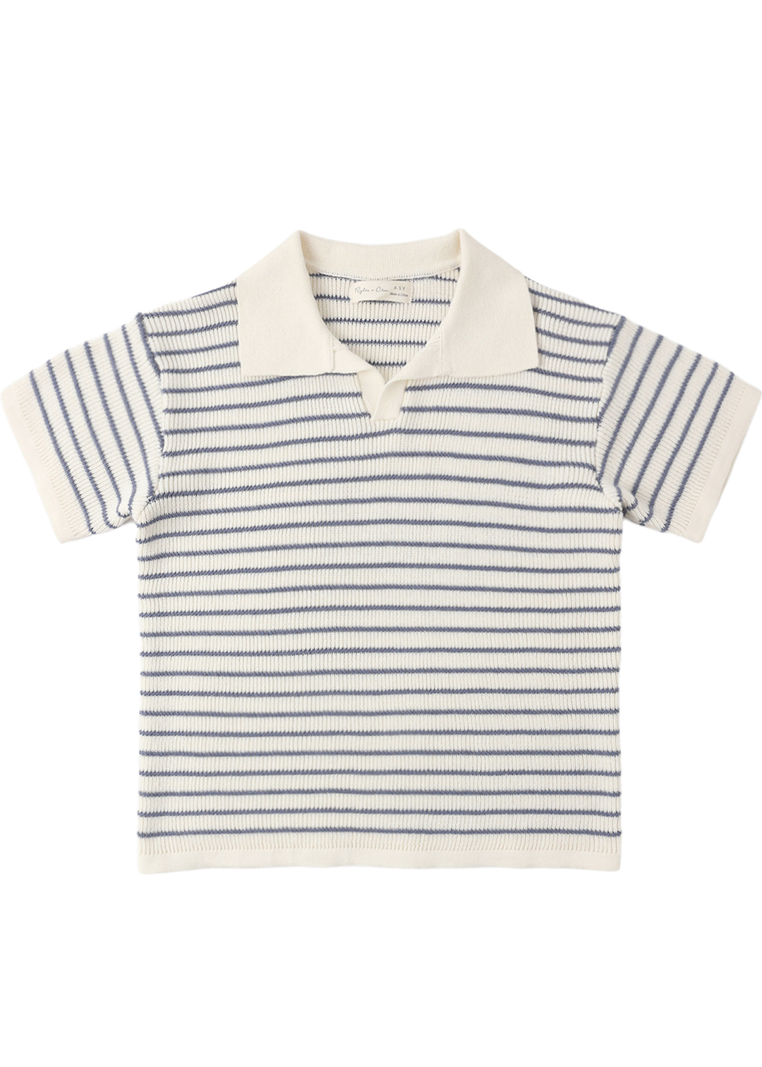 Chandler Knit Polo || Marine Stripe - Macy Carlisle