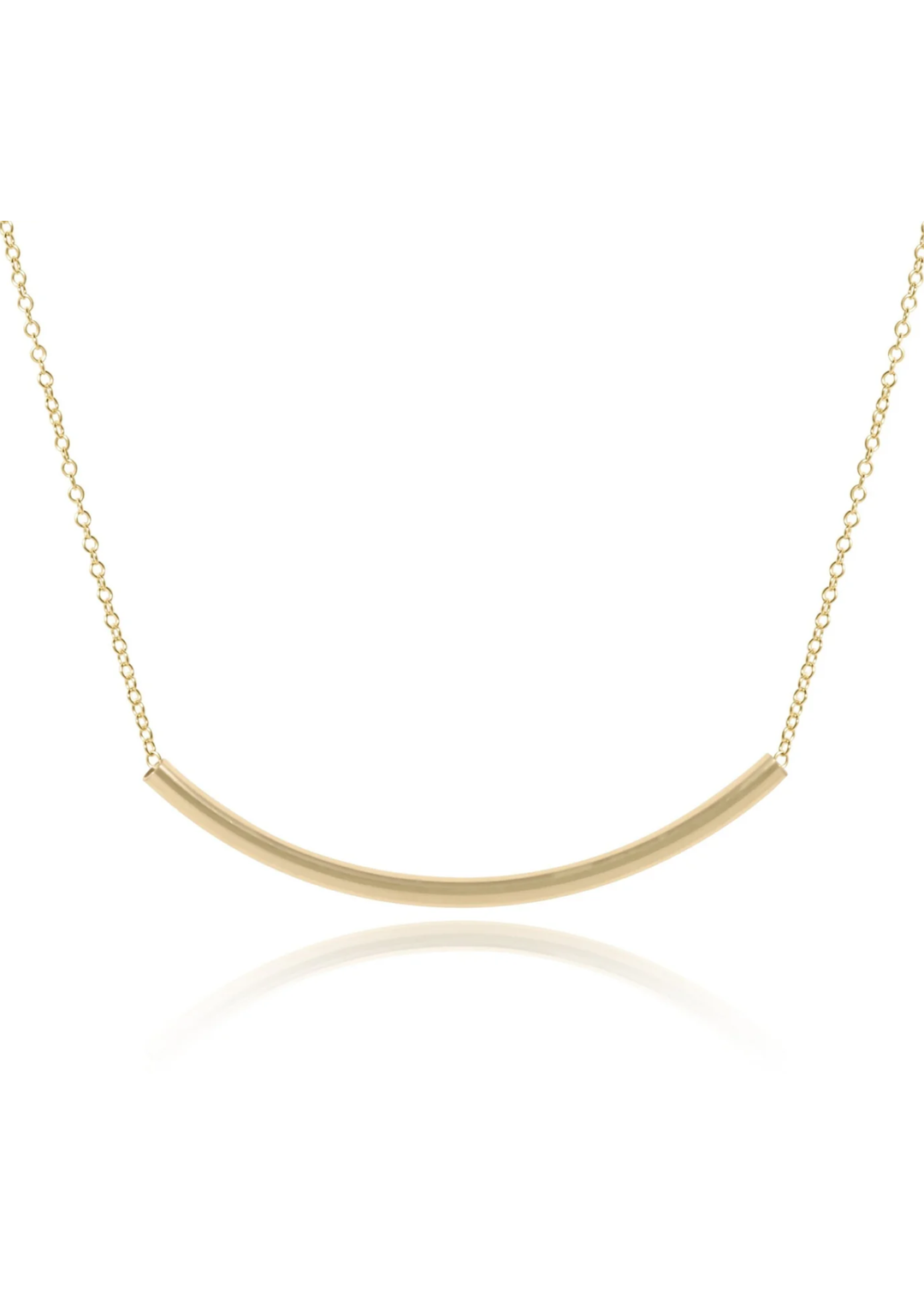 16" Necklace Gold - Bliss Bar Gold - Macy Carlisle