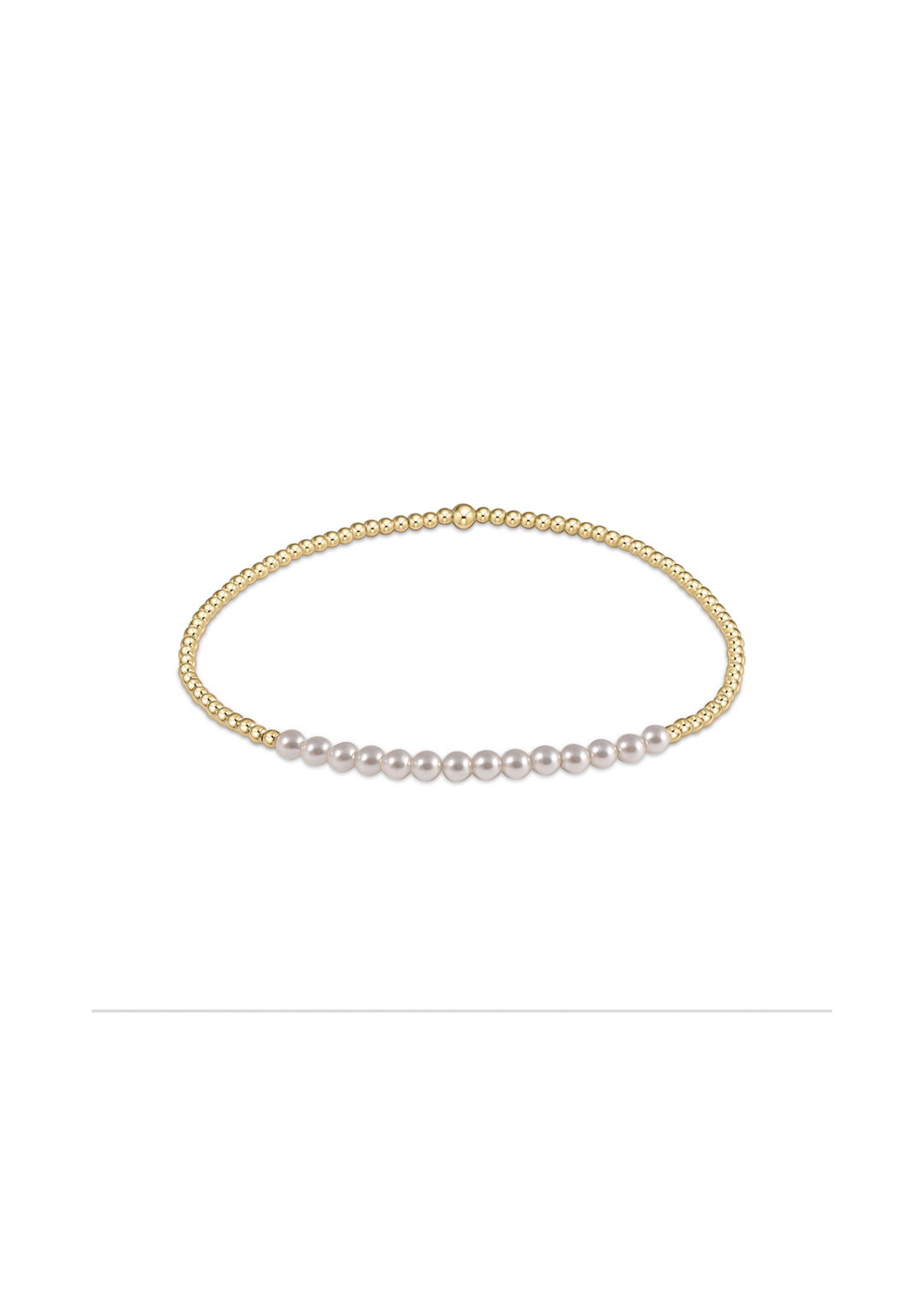 Gold Bliss Pearl 3mm Bracelet - Macy Carlisle