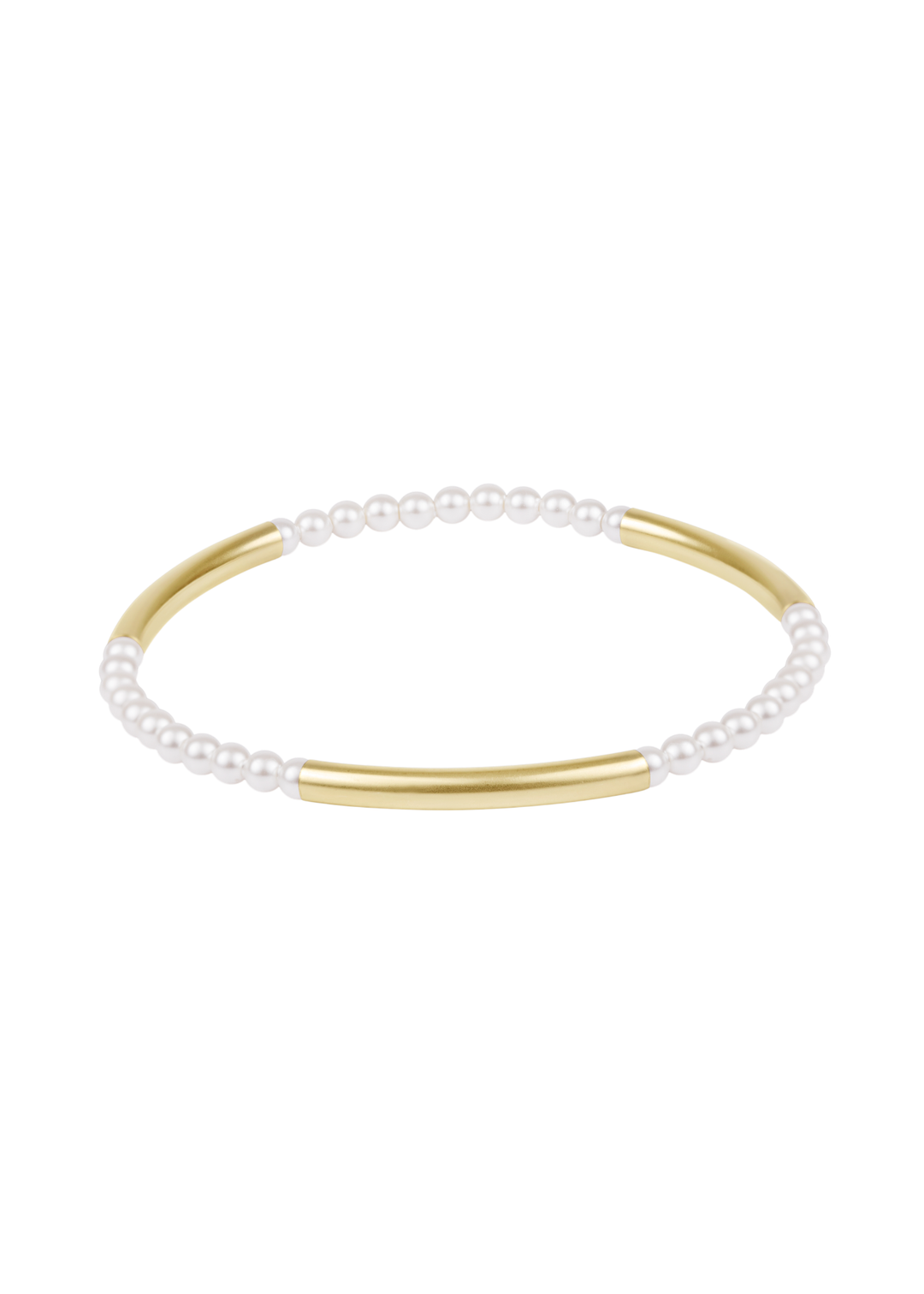 Bliss Bar Pattern Pearl 3mm Bracelet - Macy Carlisle