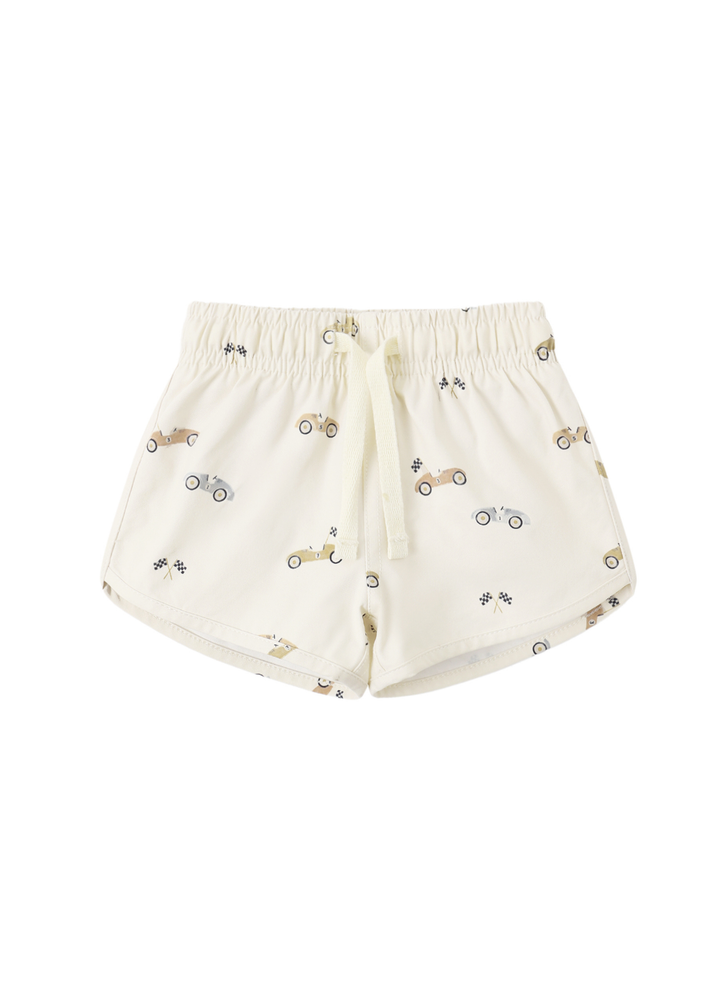 Boys Swim Short || Race Car