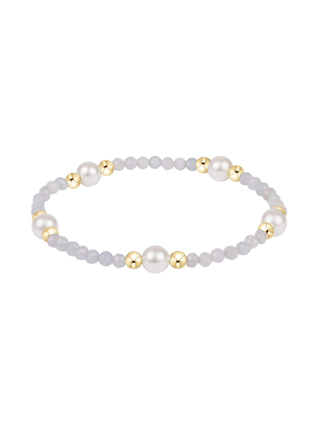 Purpose Pearl 6mm Gem Bracelet - Aquamarine