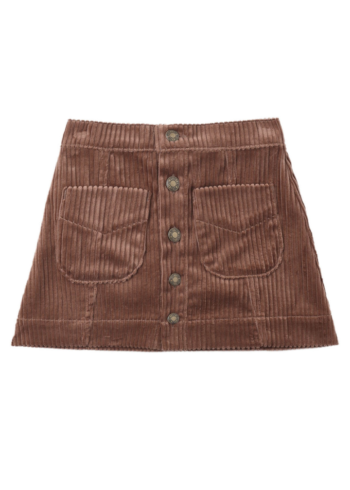 Denver Mini Skirt || Mulberry