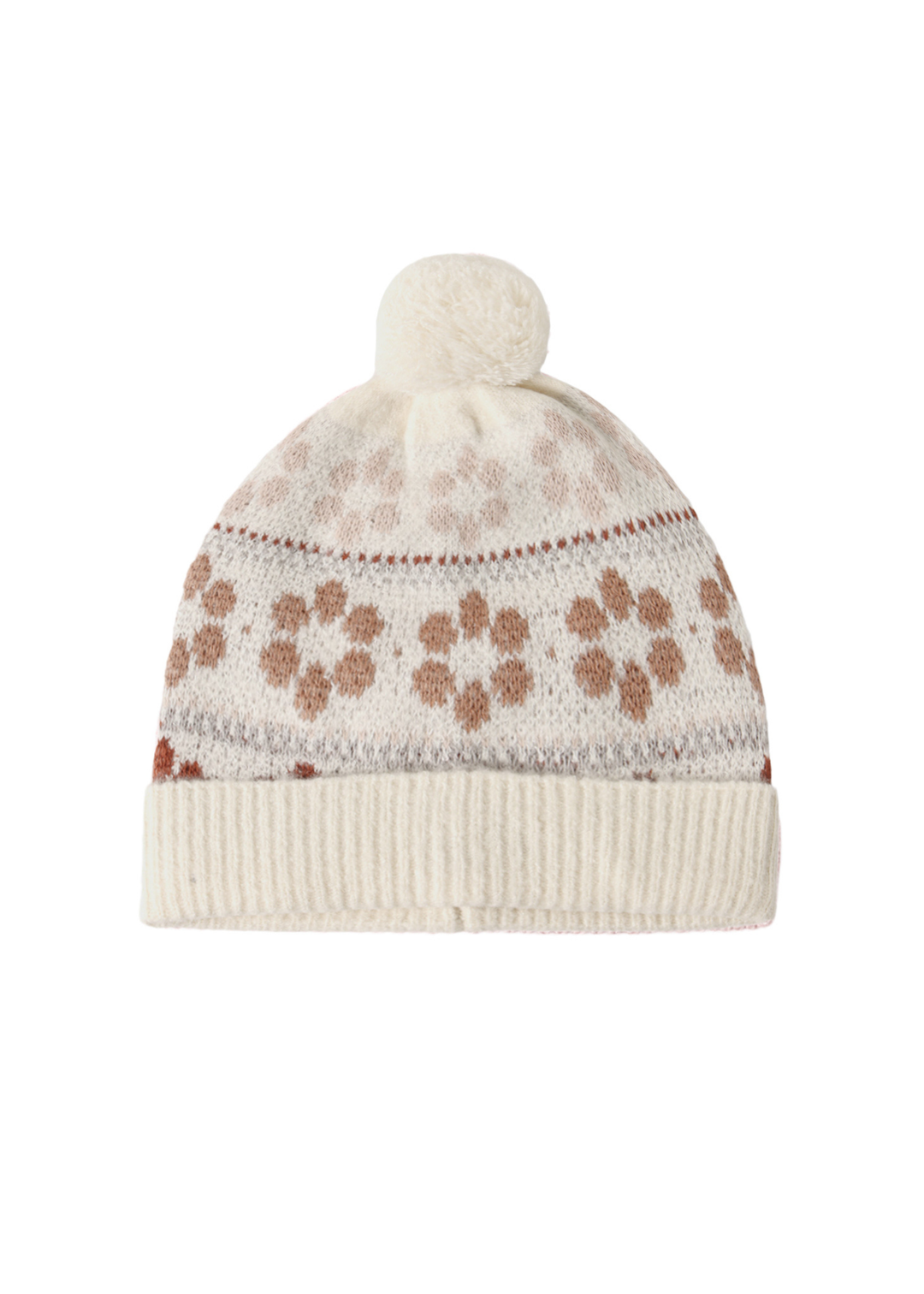 Beanie Flower || Fair Isle