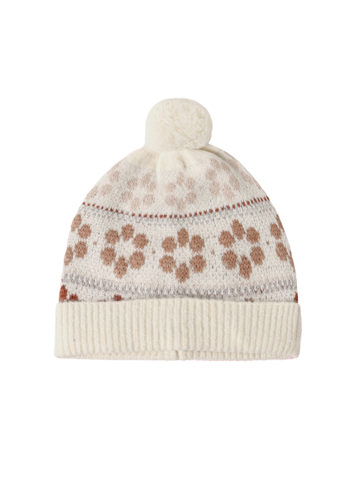 Beanie Flower || Fair Isle