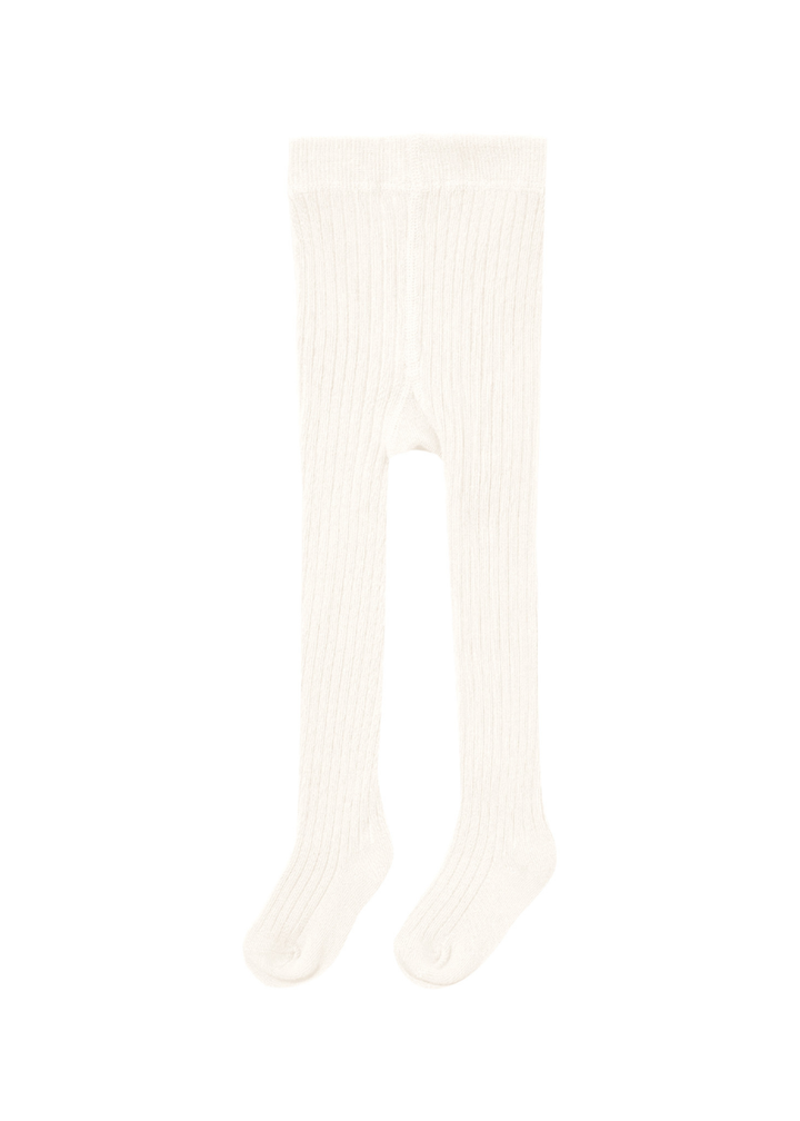 Ribbed Tights || Natural