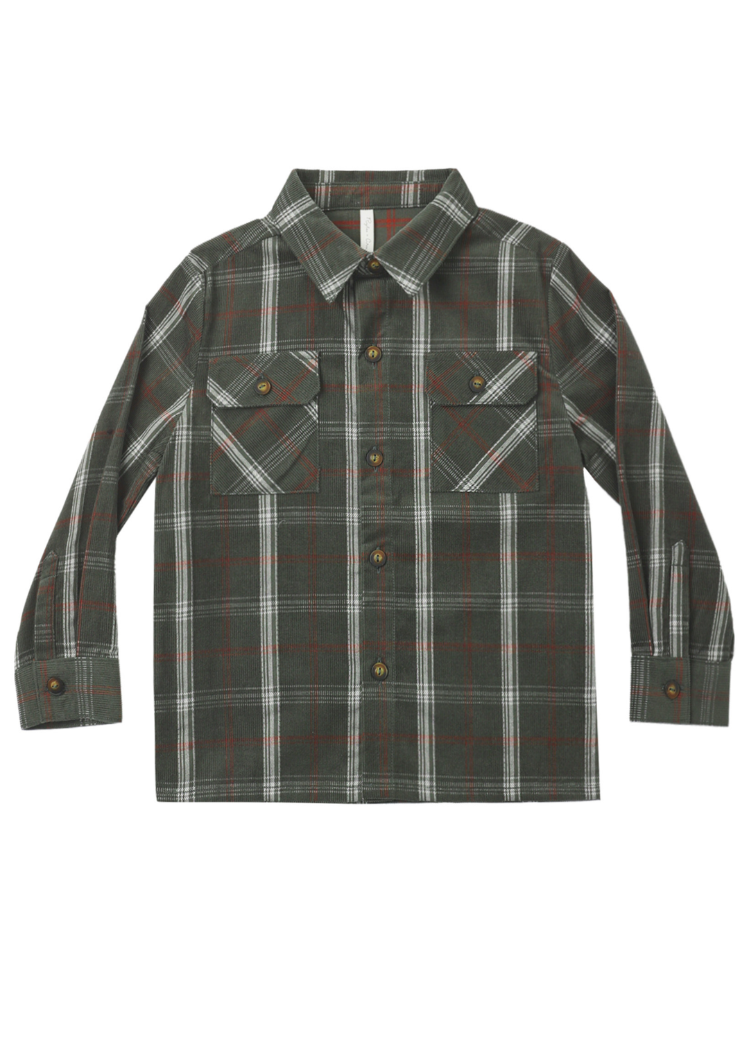 Pocketed Flannel Shirt || Holiday Plaid