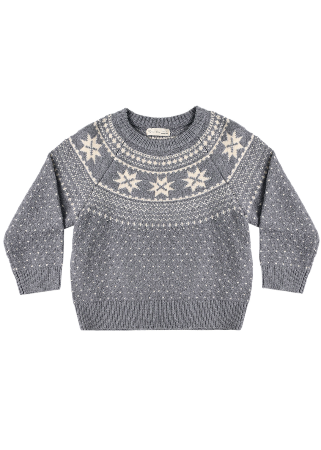 Fair Isle Sweater || Slate