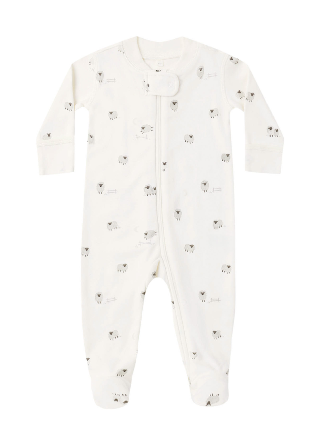 Zip Long Sleeve Sleeper Footie || Sheep