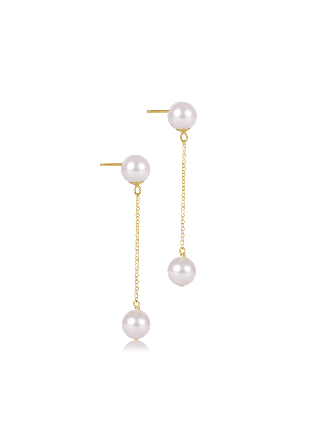 Simplicity Chain Gold Drop - Pearl 8mm