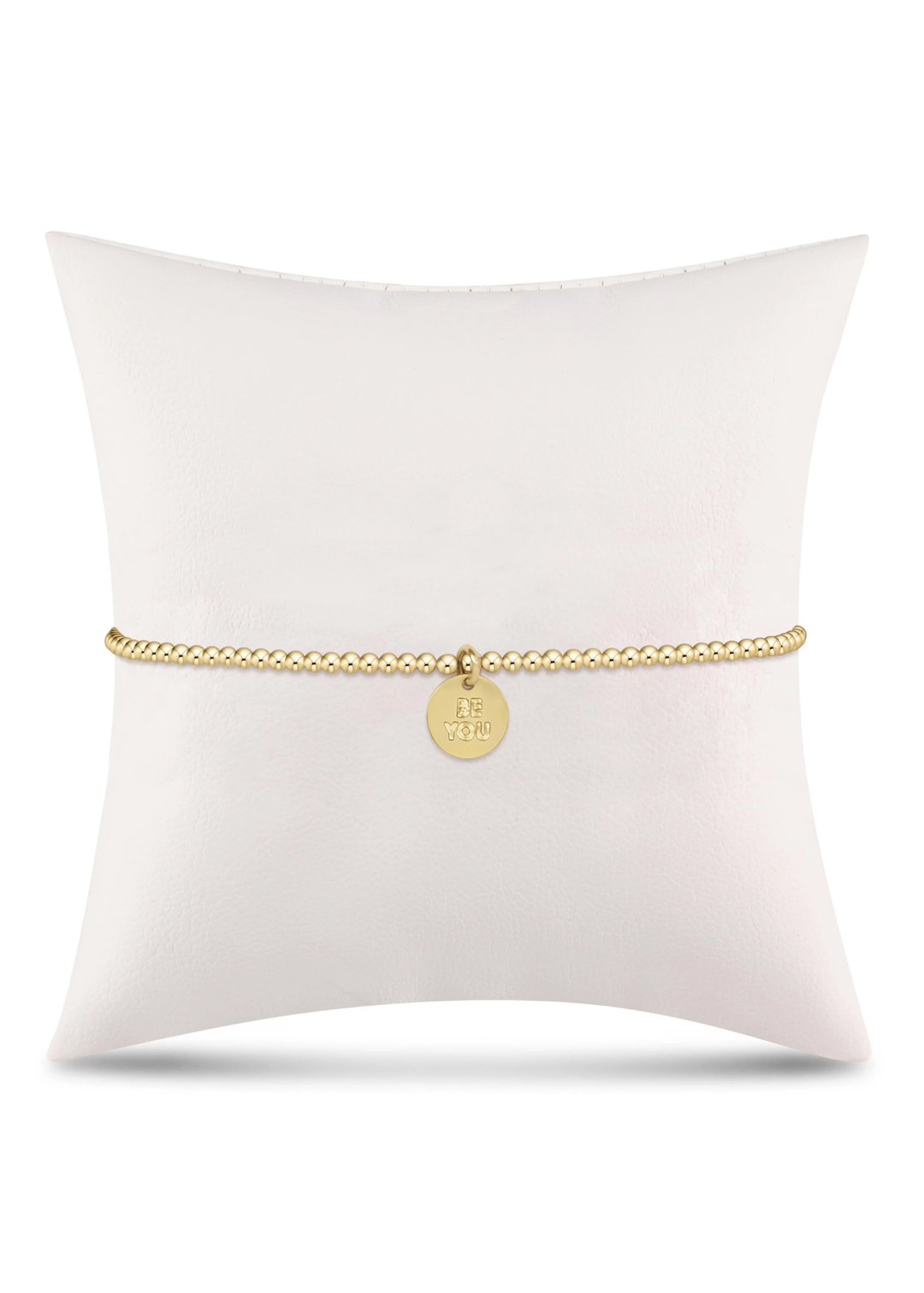 egirl Classic Gold 2mm Bracelet - Be You. Small Gold Disc