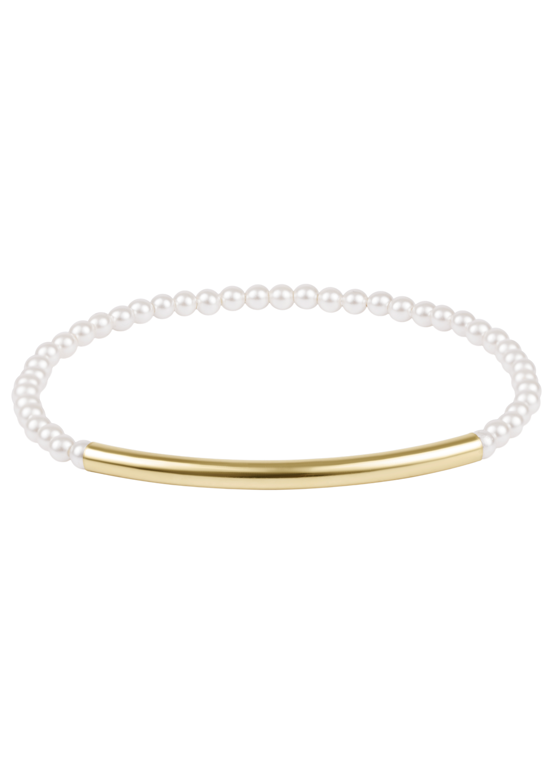 Bliss Bar Smooth Pearl 3mm Bracelet