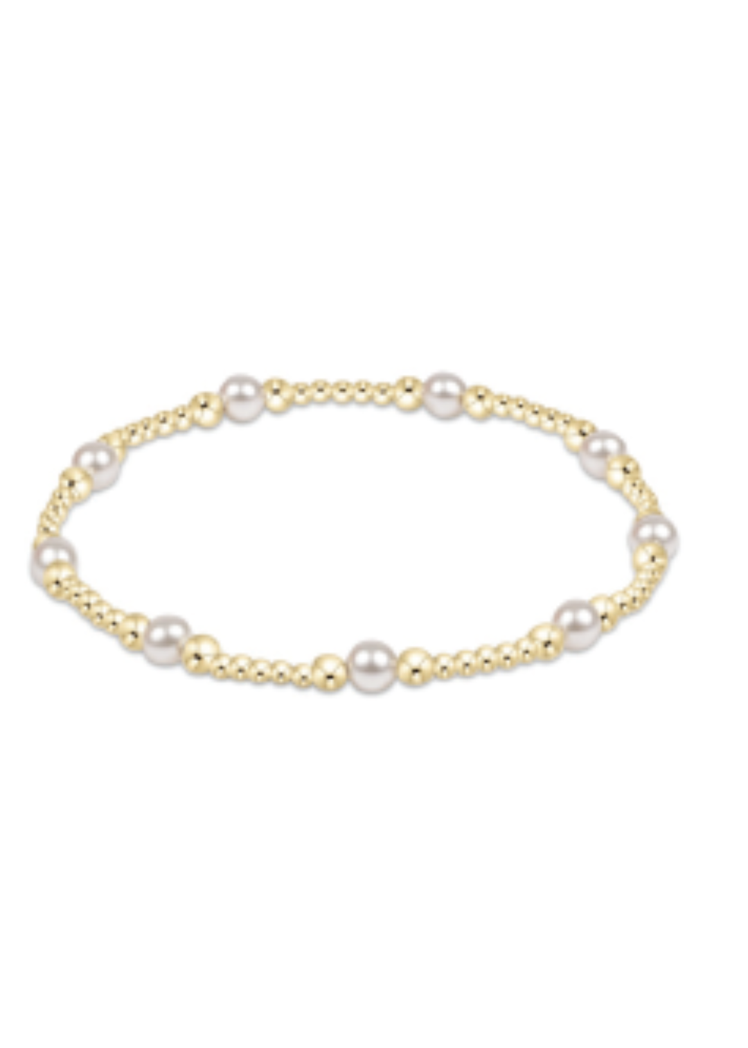 Purpose Pearl 4mm Gold Bracelet