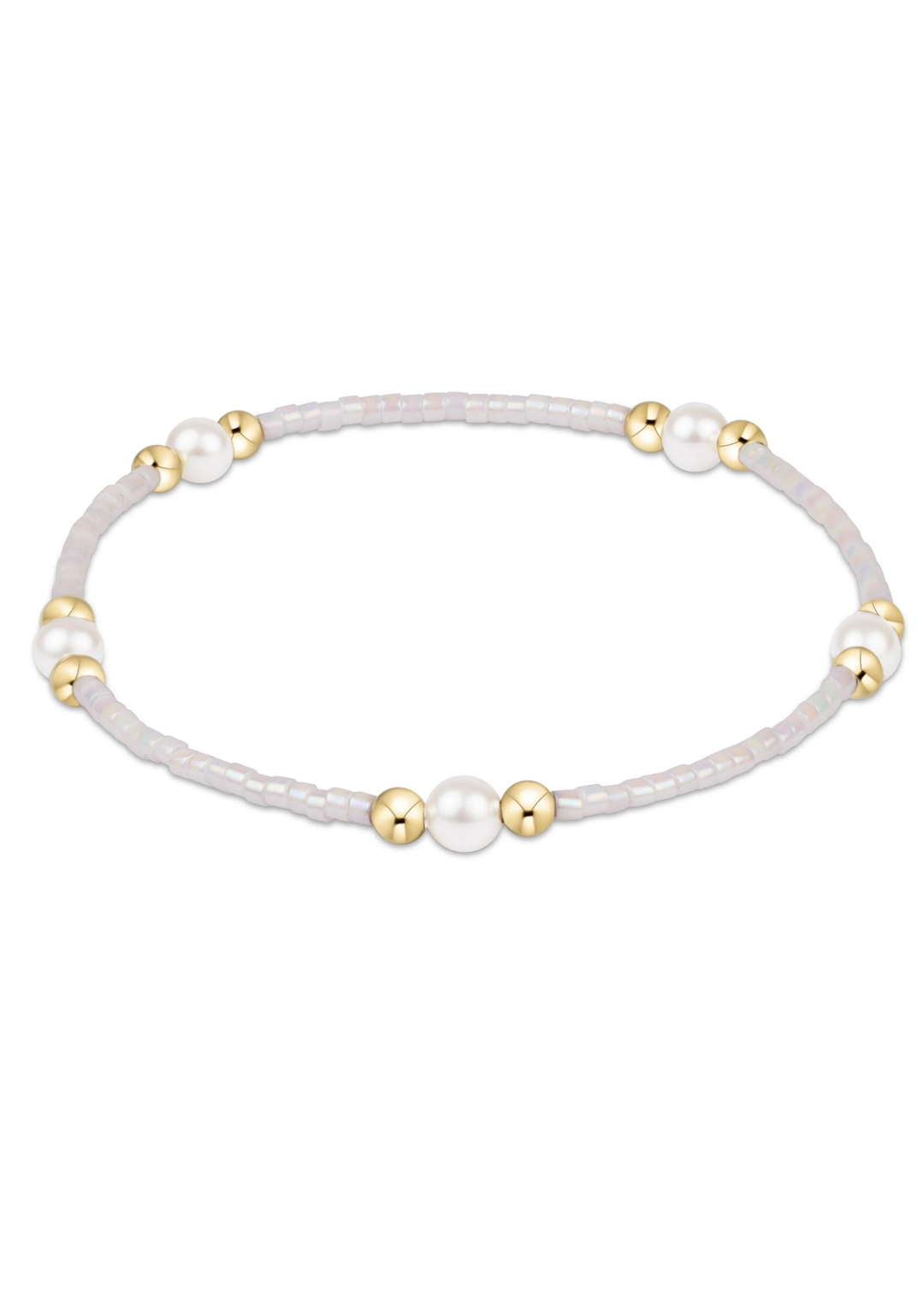 Hope Purpose Pearl Bracelet - Silky White