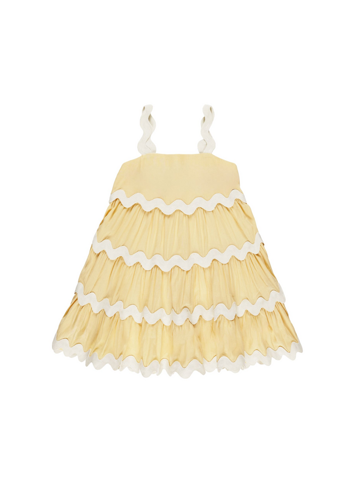 RIC RAC DRESS || YELLOW