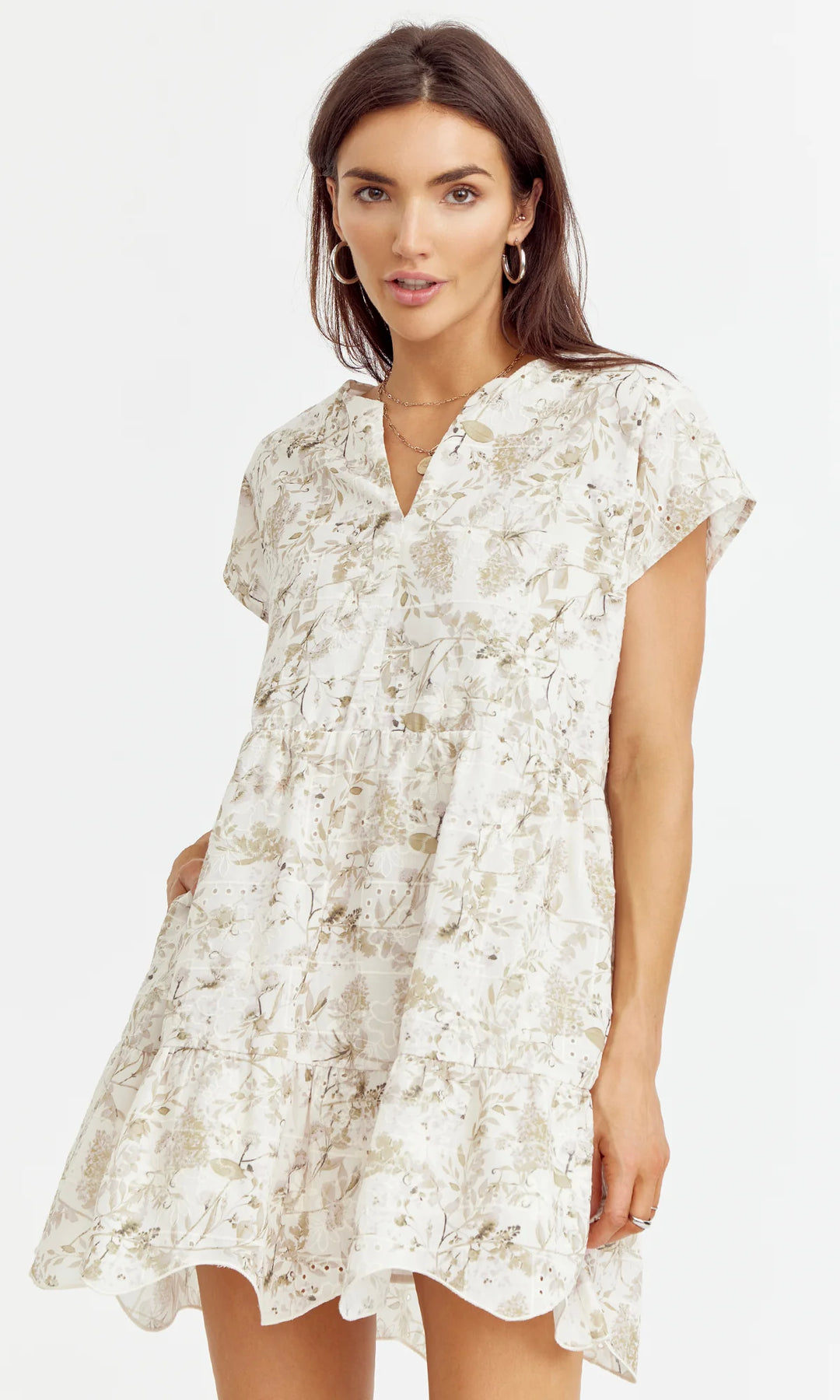 Soleil Pullover Embroidered Dress-FINAL SALE