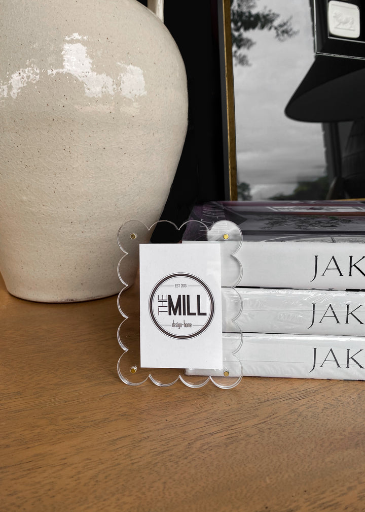 Acrylic Scalloped Frame - Mini