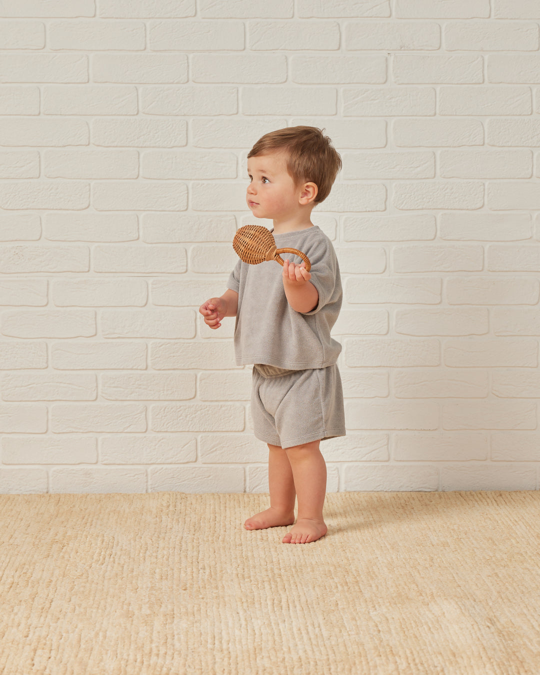 terry tee + shorts set || periwinkle - FINAL SALE