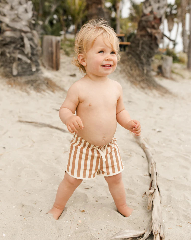 Swim Trunk || Clay Stripe