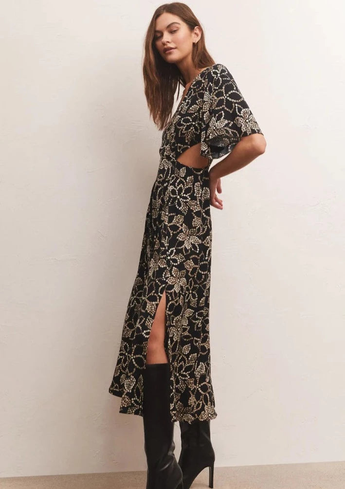 Iris Batik Midi Dress