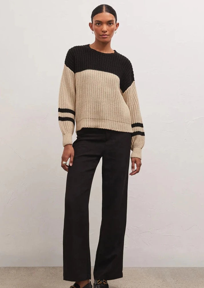 Lyndon Color Block Sweater