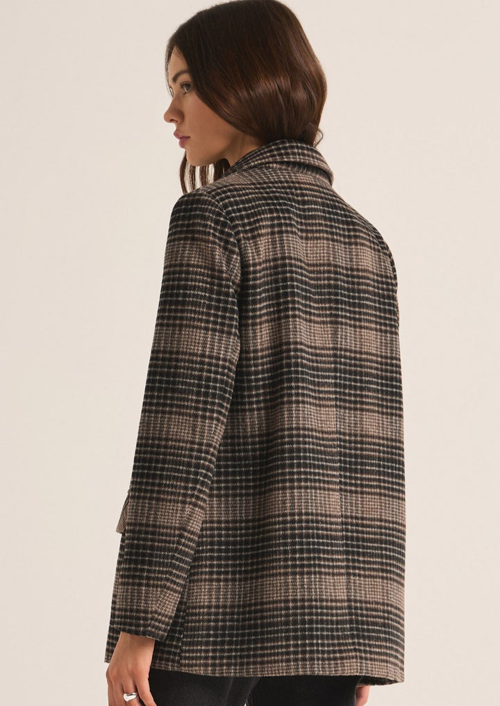Kingston Relaxed Plaid Blazer - FINAL SALE
