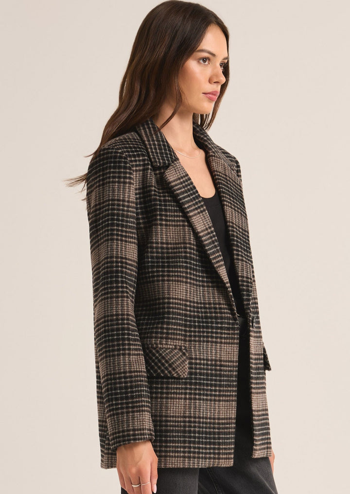 Kingston Relaxed Plaid Blazer - FINAL SALE