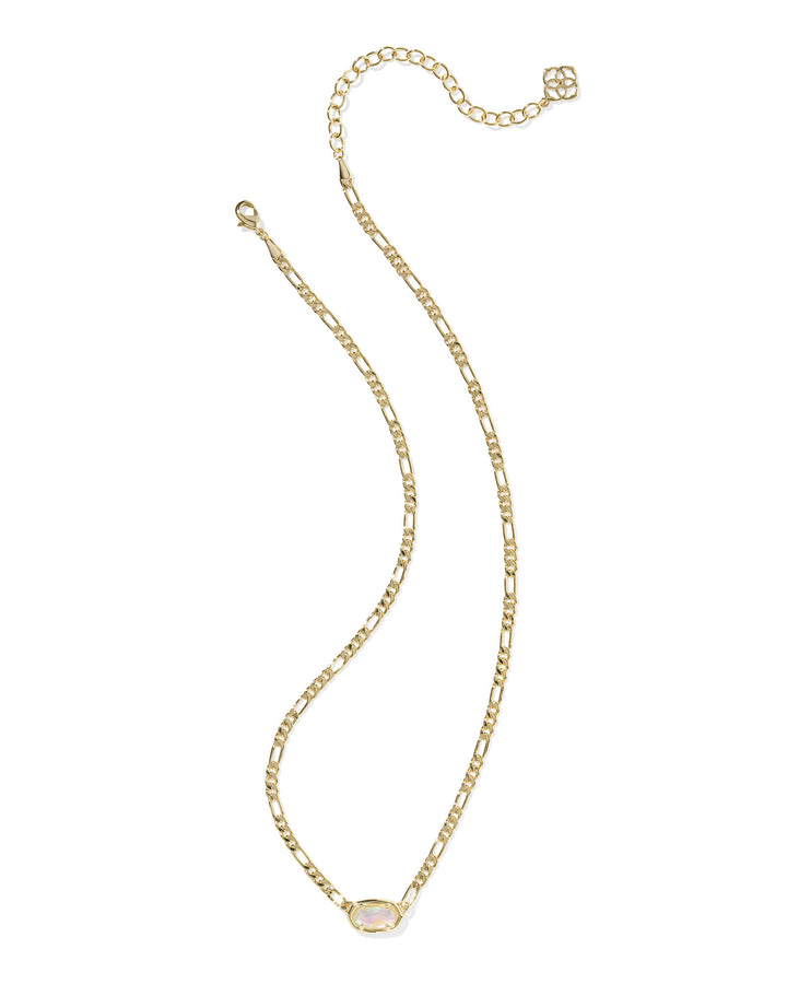 Elisa Figaro Chain Short Pendant Necklace