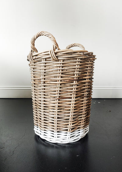 Natural Rattan Basket - Small - Macy Carlisle