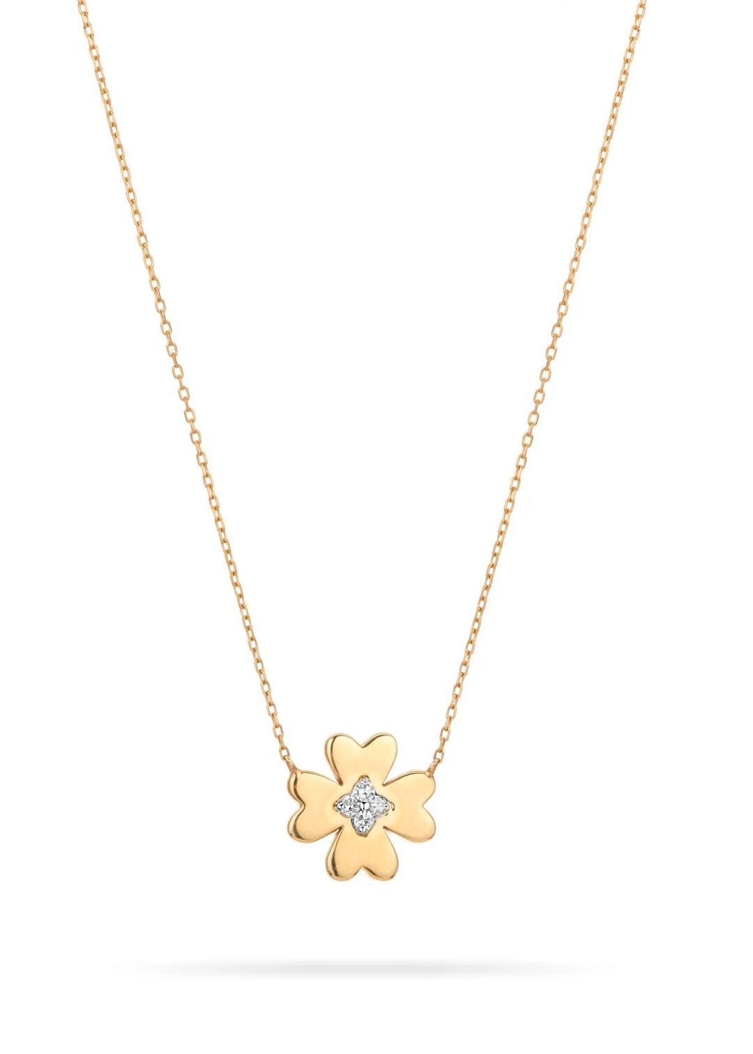 Diamond Clover Necklace