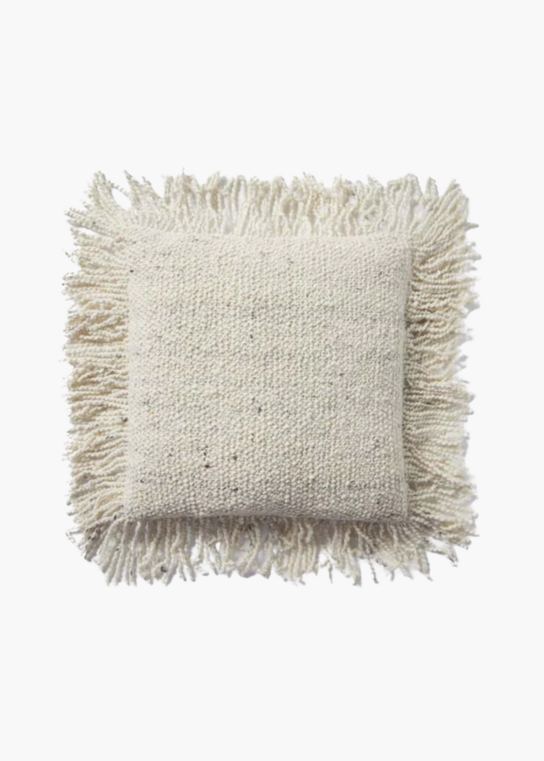 Wool Fringe Pillow