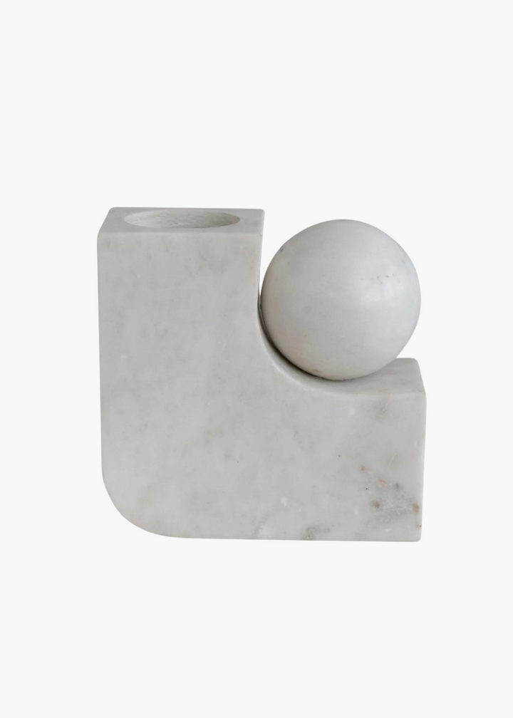 Sculptural Marble Vase Object