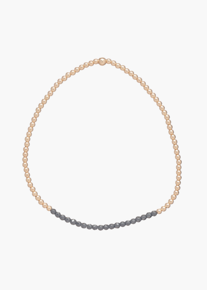 Gold Bliss 2mm Bead Bracelet