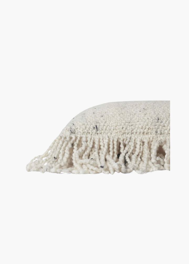 Wool Fringe Pillow