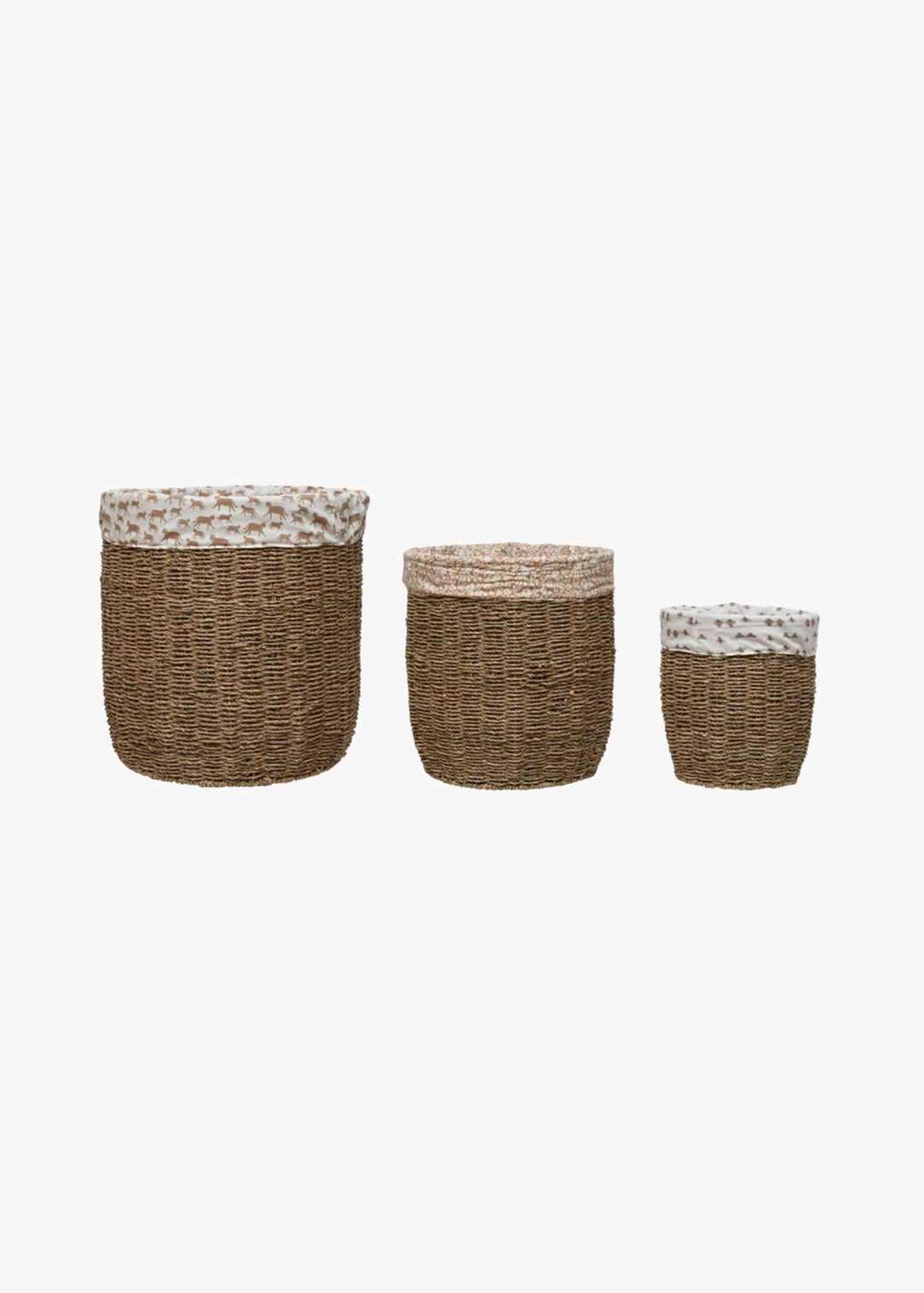 Patterned Laundry Baskets