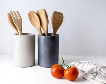 Utensil Holder / Wine Chiller - Gray
