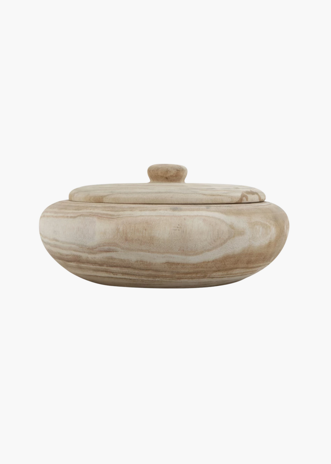 Wood Bowl w/ Lid