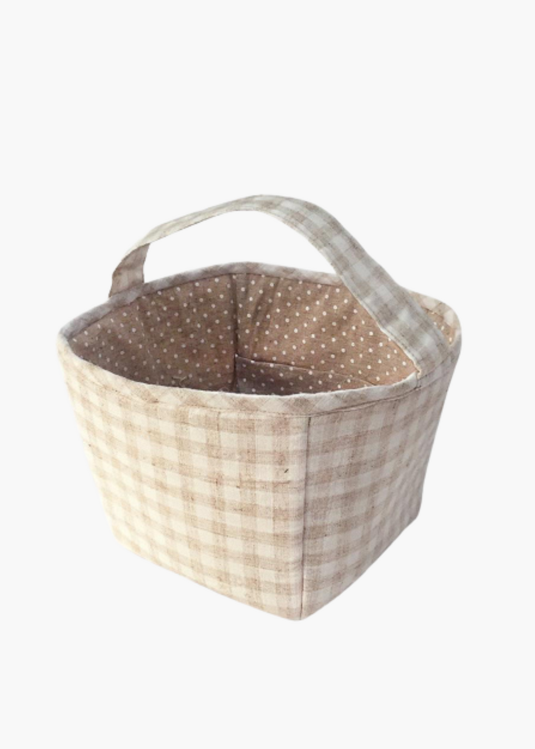 Tan Basket / Caddy - FINAL SALE